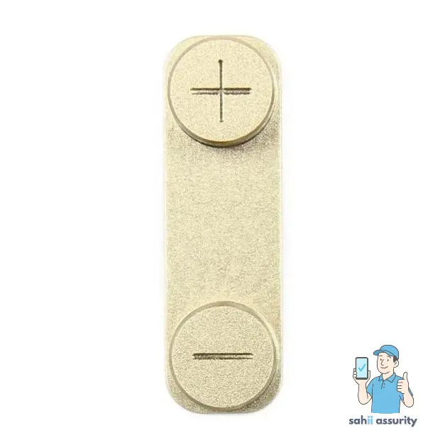 Volume Side Button Outer for Apple iPhone 5s Gold